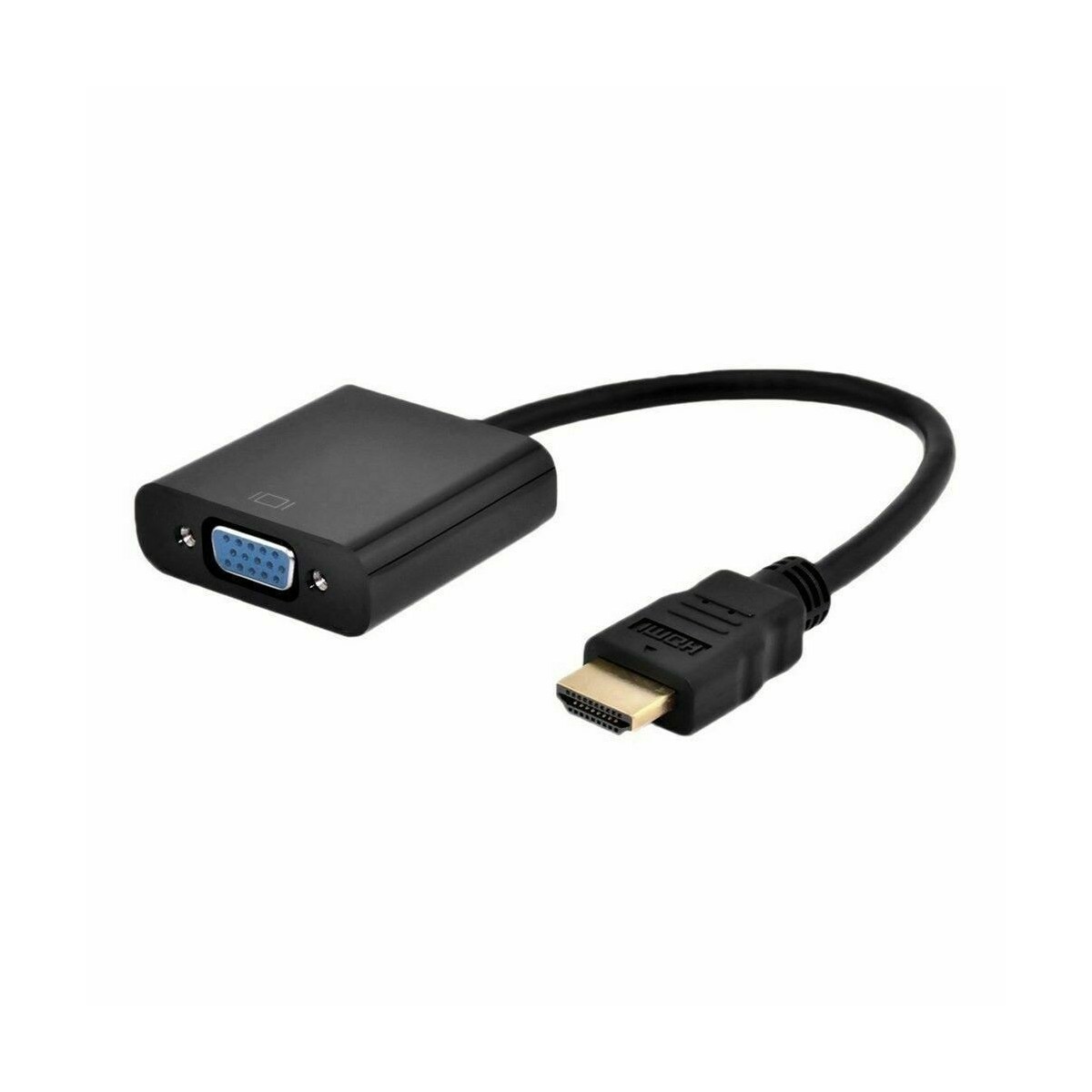 HDMI vers VGA 1080P Plaqué d'or Mâle à Femelle Câble Adaptateur Convertisseur Hd