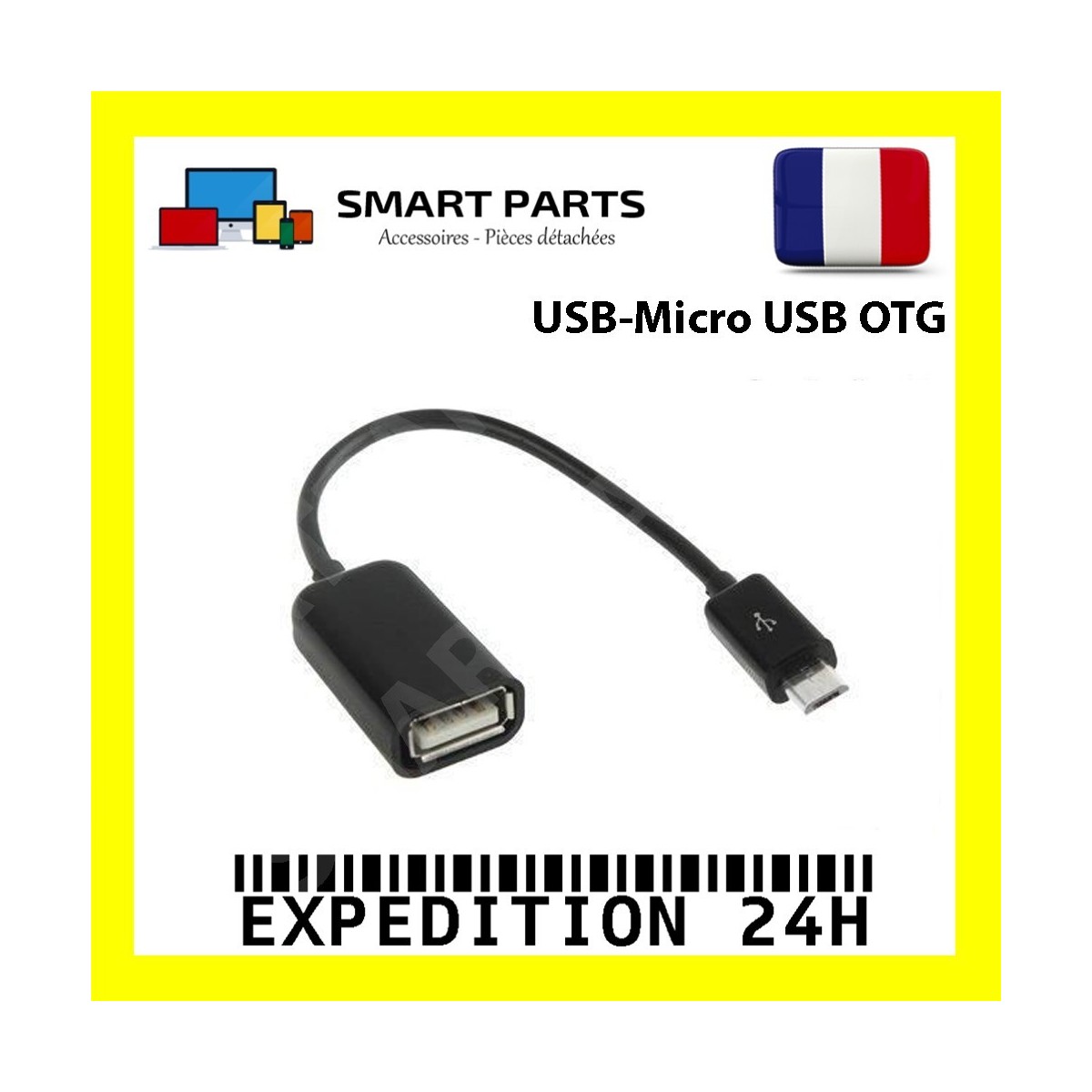 Adaptateur Micro Usb OTG Noir