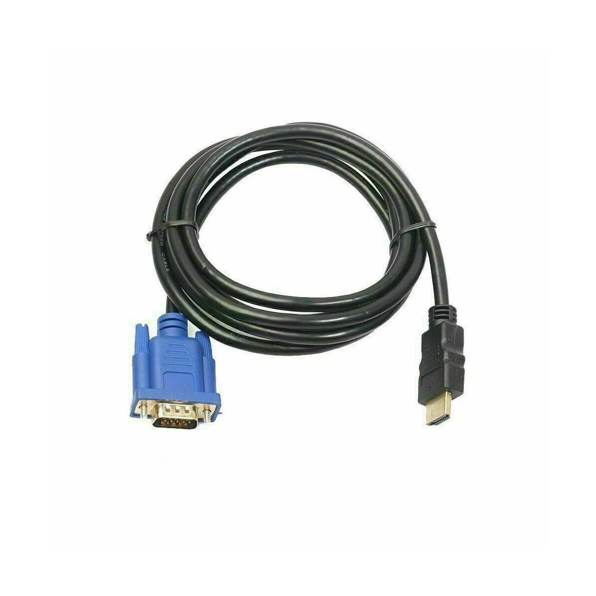 Câble HDMI vers VGA 1.8m Noir