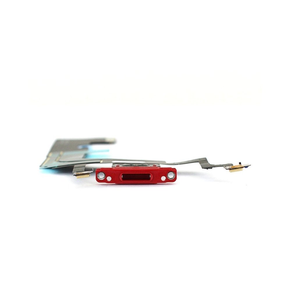Nappe connecteur port de charge charging flex pour iPhone Xr Rouge