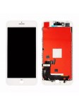ECRAN LCD POUR IPHONE 8 PLUS BLANC NU + VITRE TACTILE SUR CHASSIS SANS OUTILS