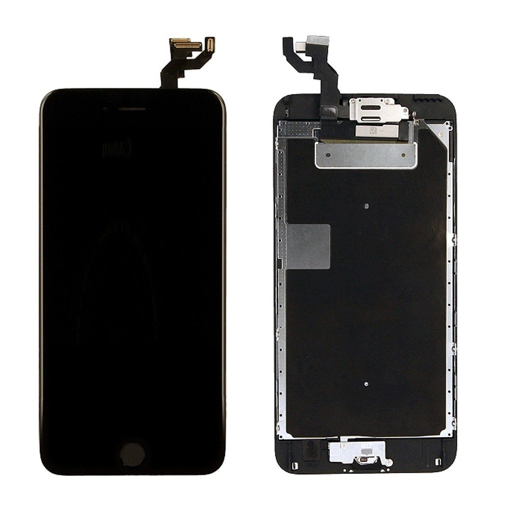BLOC LCD POUR IPHONE 6S PLUS NOIR ASSEMBLÉ VITRE TACTILE + ECRAN LCD SANS OUTILS