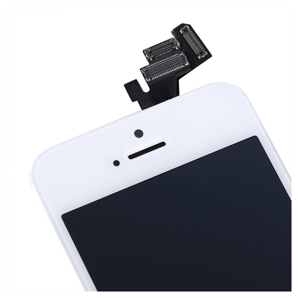 BLOC LCD POUR IPHONE 5 BLANC ASSEMBLÉ VITRE TACTILE + ECRAN LCD RETINA SANS OUTILS
