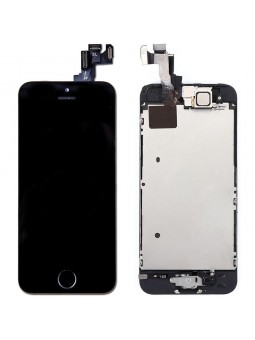 BLOC LCD POUR IPHONE 5S NOIR ASSEMBLÉ VITRE TACTILE + ECRAN LCD RETINA SANS OUTILS