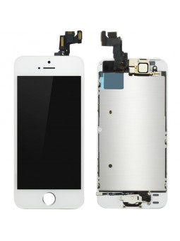 BLOC LCD POUR IPHONE 5S BLANC ASSEMBLÉ VITRE TACTILE + ECRAN LCD RETINA SANS OUTILS