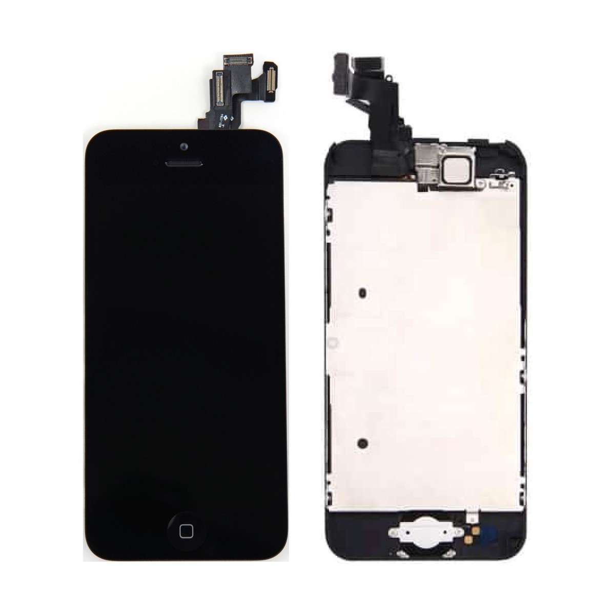 BLOC LCD POUR IPHONE 5C NOIR ASSEMBLÉ VITRE TACTILE + ECRAN LCD RETINA SANS OUTILS