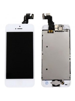 BLOC LCD POUR IPHONE 5C BLANC ASSEMBLÉ VITRE TACTILE + ECRAN LCD RETINA SANS OUTILS