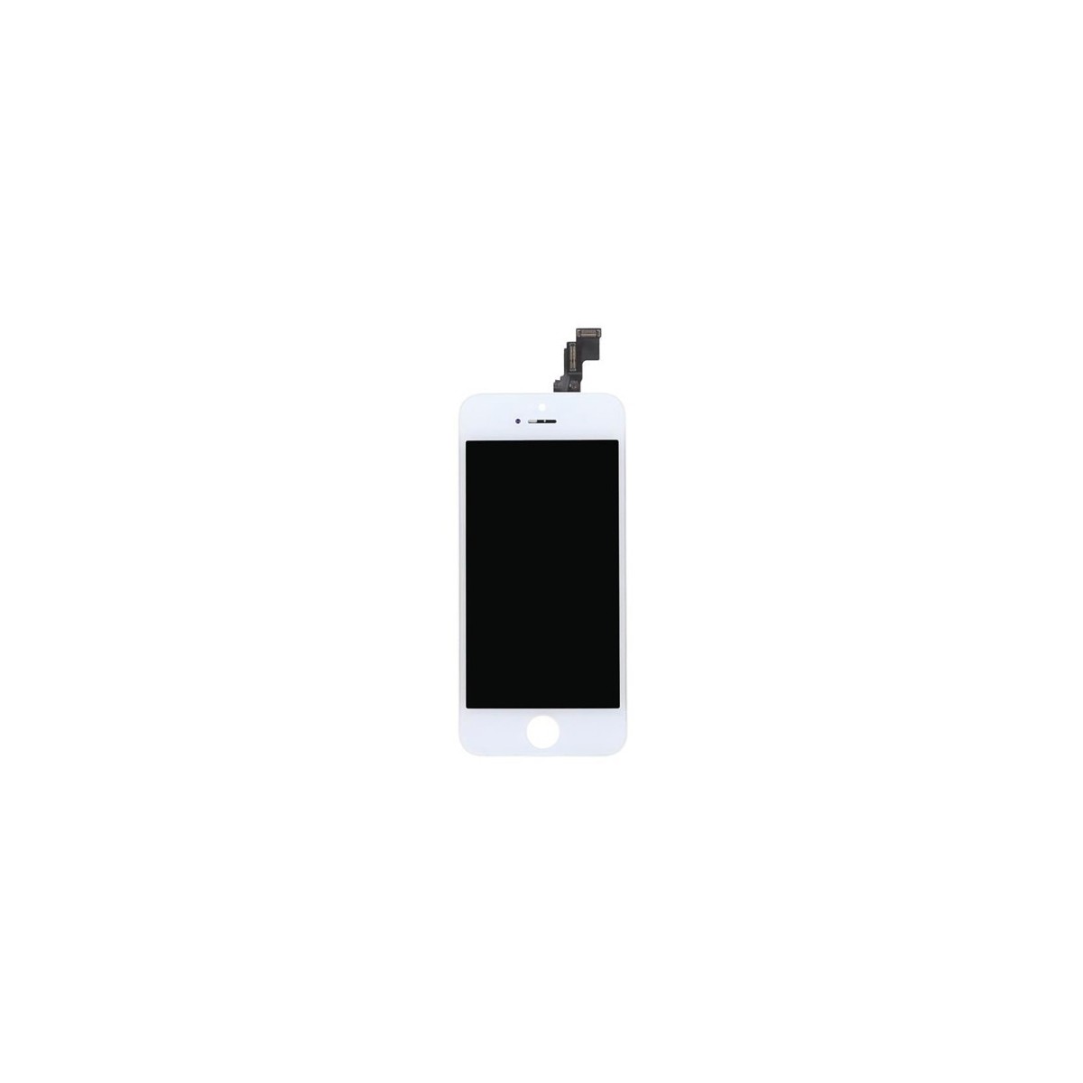 ECRAN LCD POUR IPHONE 5С BLANC RETINA + VITRE TACTILE SUR CHASSIS SANS OUTILS