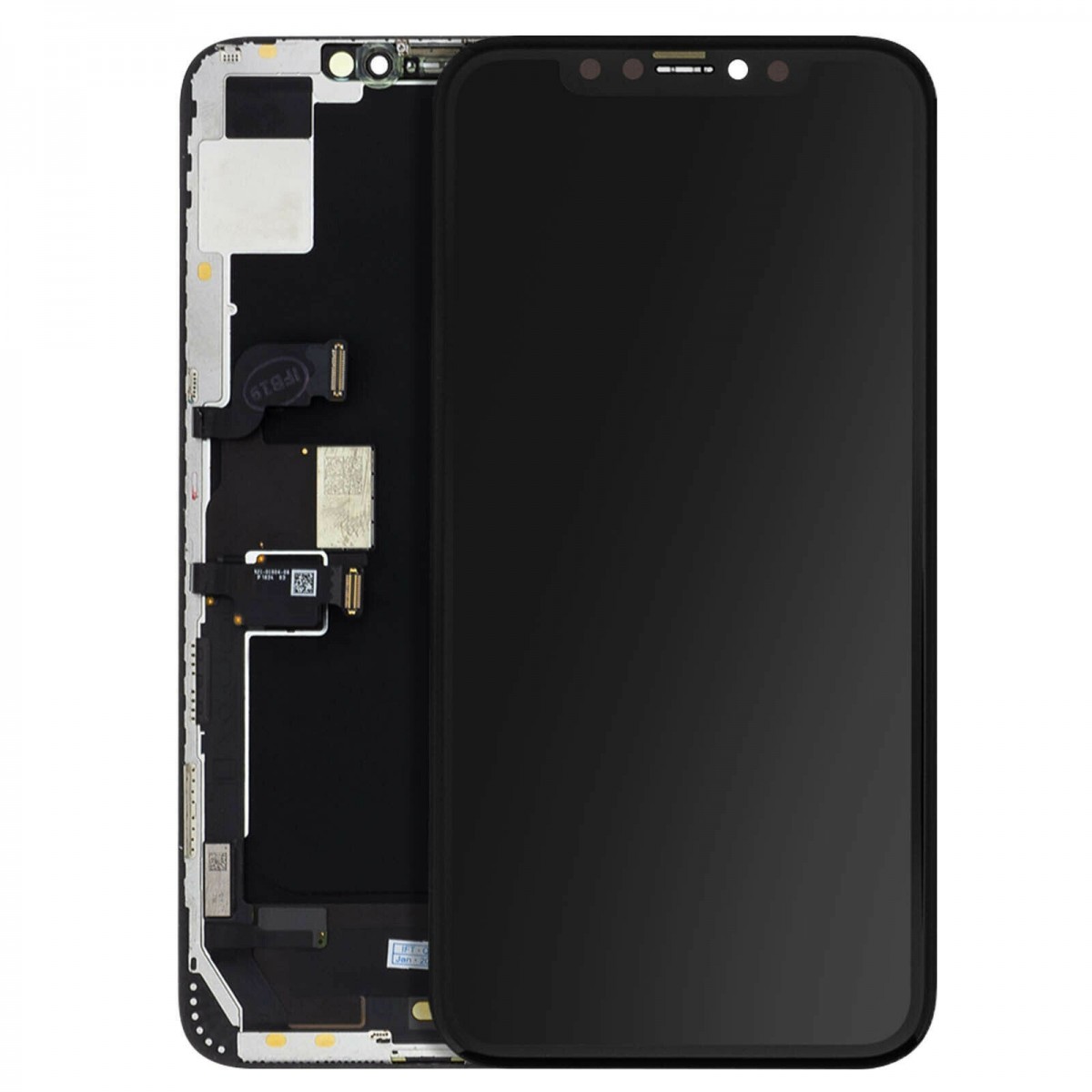 ECRAN POUR IPHONE XS MAX NOIR TFT INCELL LCD VITRE TACTILE SUR CHASSIS SANS OUTILS