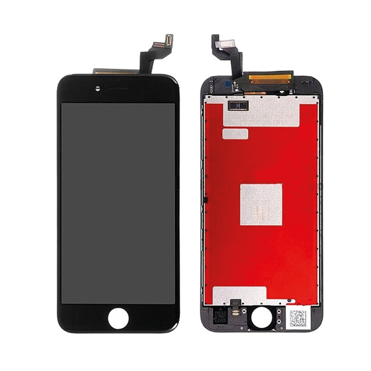 ECRAN LCD POUR IPHONE 6S NOIR RETINA + VITRE TACTILE SANS OUTILS