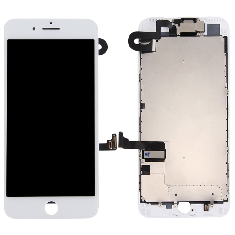 BLOC LCD POUR IPHONE 7 PLUS BLANC ASSEMBLÉ VITRE TACTILE + ECRAN LCD SANS OUTILS