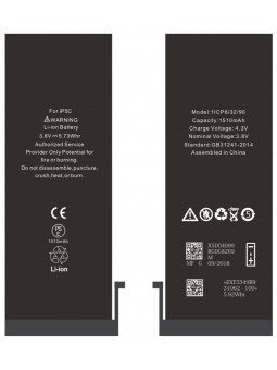 BATTERIE POUR IPHONE 5C INTERNE NEUVE DE REMPLACEMENT SANS OUTILS