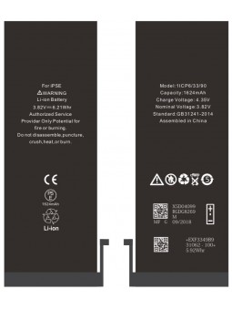 BATTERIE POUR IPHONE SE 2016 INTERNE NEUVE DE REMPLACEMENT SANS OUTILS