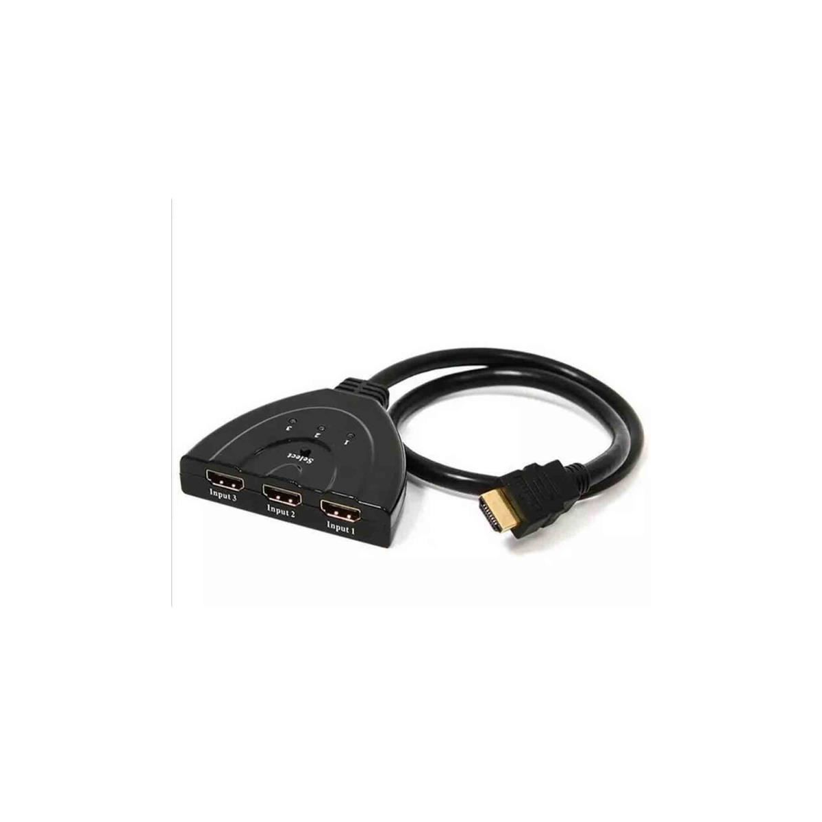 Hdmi Répartiteur switch commutateur avec cable 3 entrees 1 sortie 2K