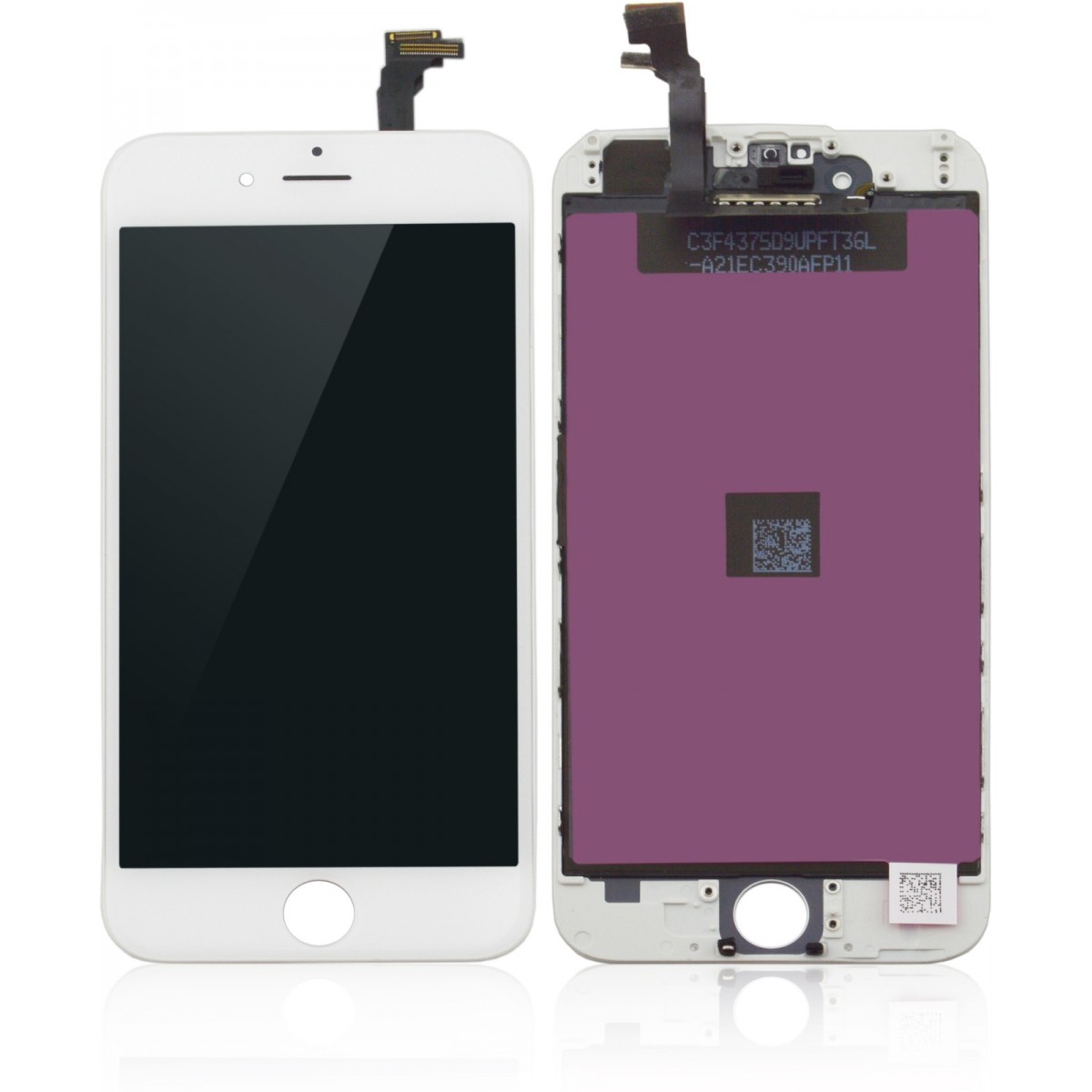 ECRAN LCD POUR IPHONE 6 BLANC RETINA + VITRE TACTILE SANS OUTILS