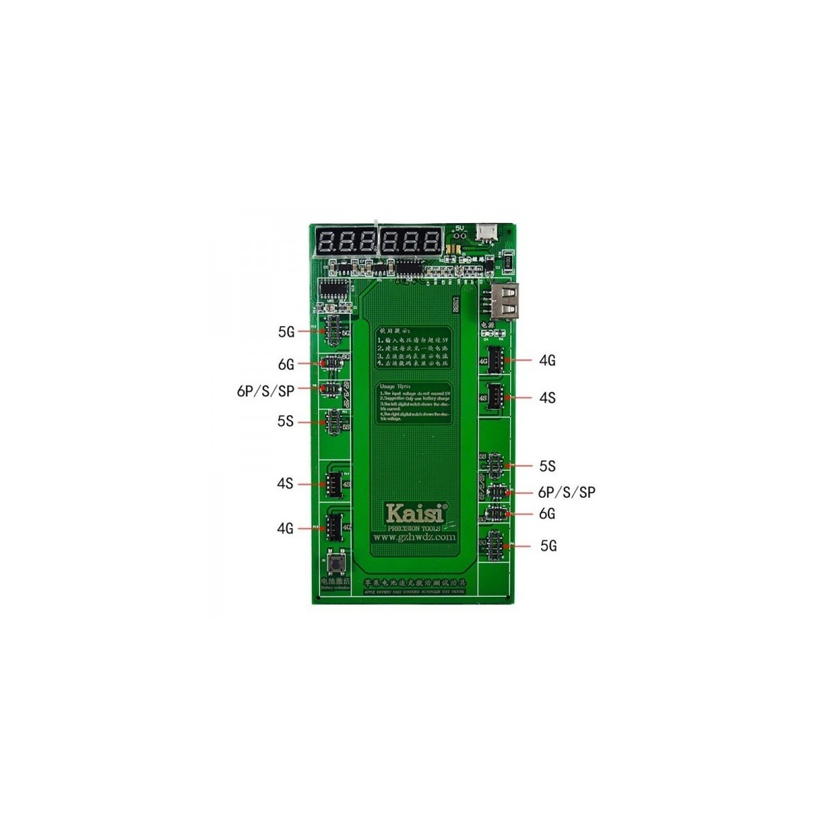 Chargeur Testeur Reconditionnement de batterie iPhone PRO Kaisi K-9201