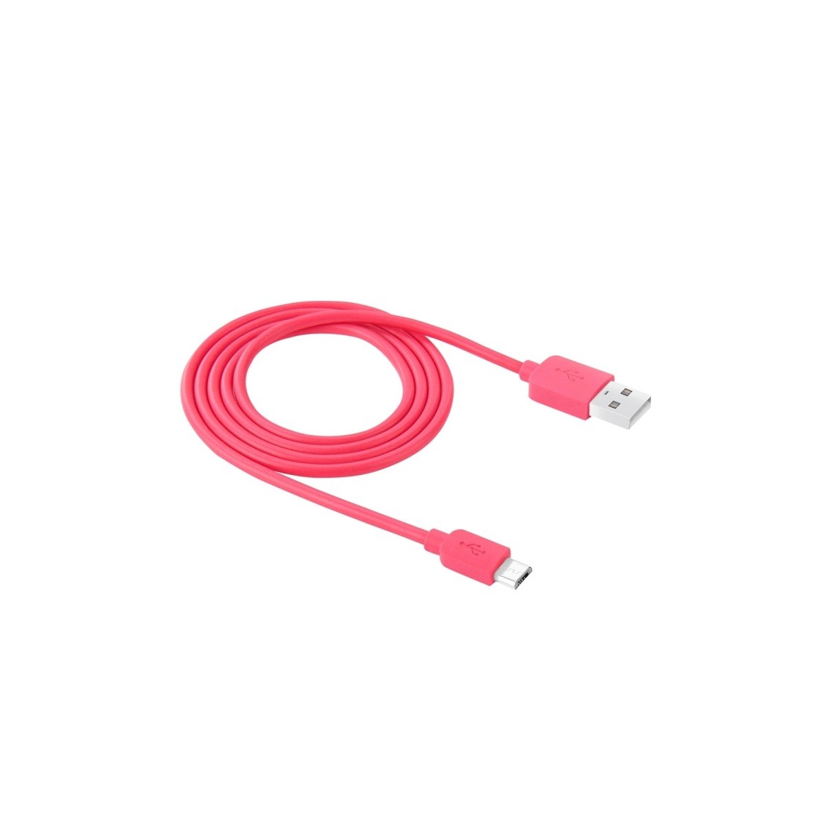 Câble chargeur HAWEEL 1m Micro usb Rose