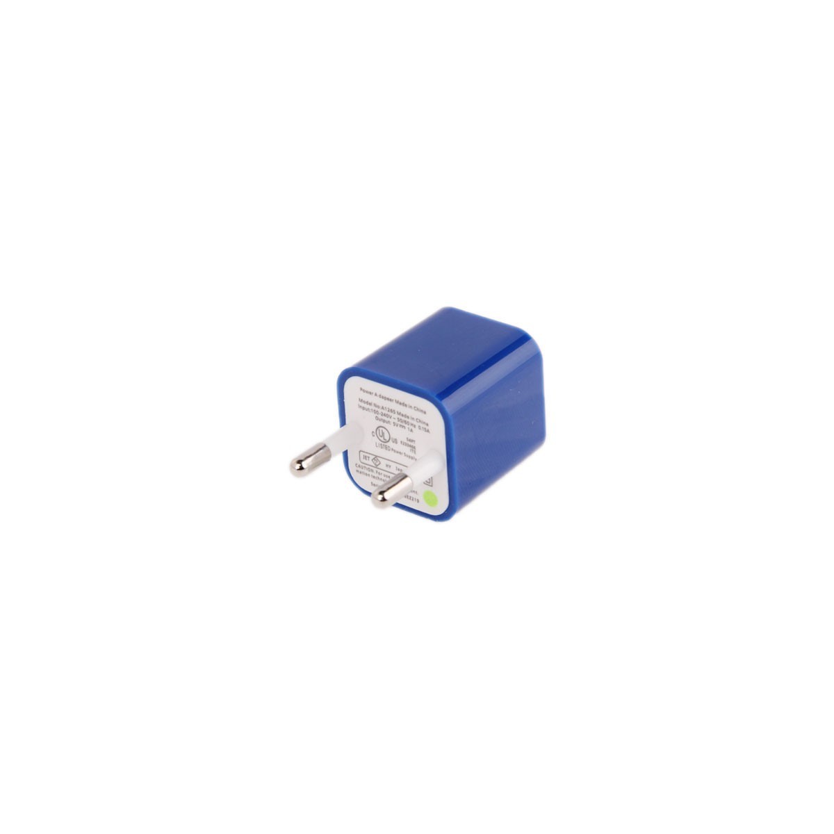 Chargeur Secteur USB pour iPhone Foncé Bleu