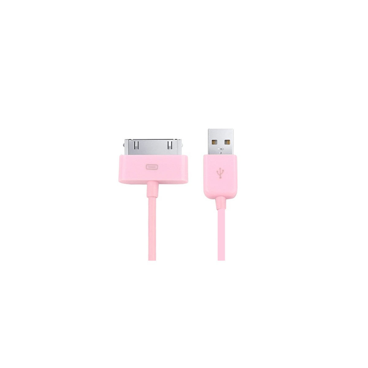 Câble de synchronisation USB pour iPhone 4 & 4S 1m Rose