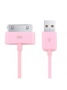 Câble de synchronisation USB pour iPhone 4 & 4S 1m Rose