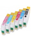 6 Cartouches rechargeables Epson T0791-0796