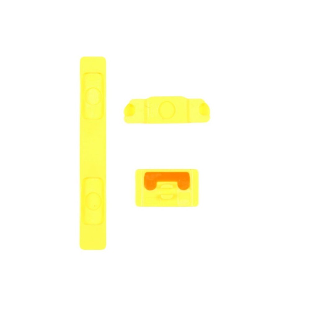 Boutons volume vibreur power Jaune iPhone 5C