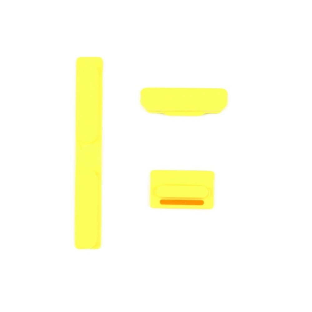 Boutons volume vibreur power Jaune iPhone 5C