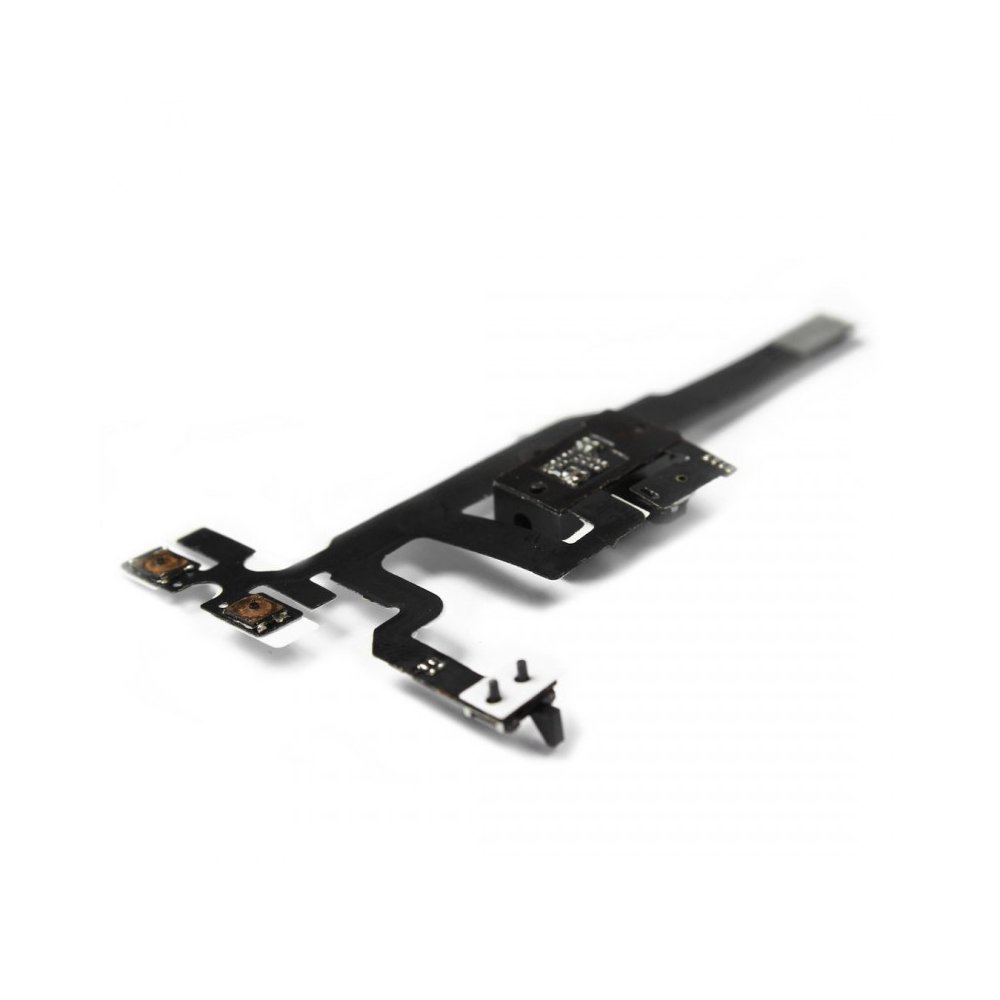 Nappe prise jack vibreur volume audio iPhone 4S Noir