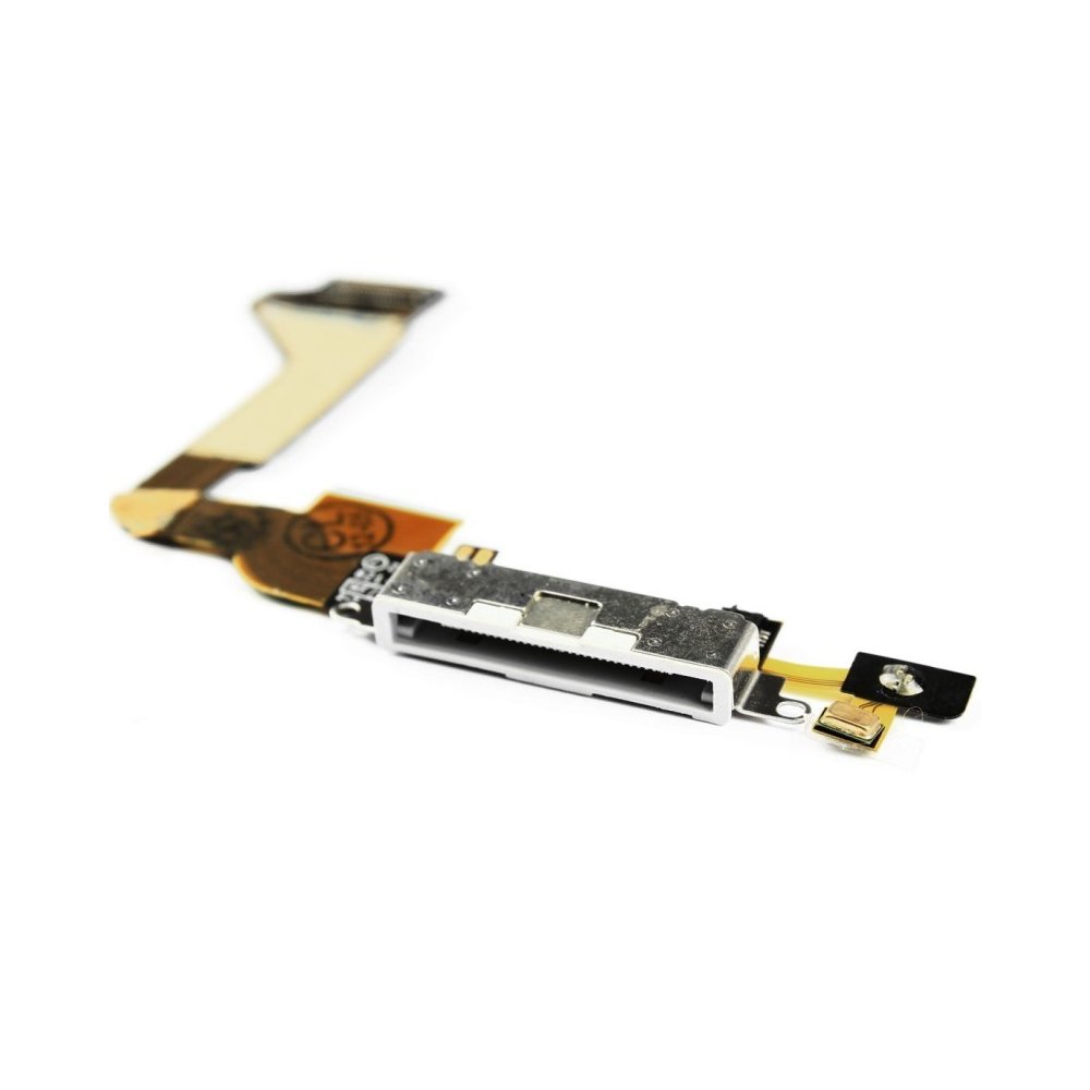 Nappe Connecteur De Charge Blanc Pour iPhone 4