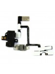 Nappe prise jack vibreur volume audio pour iPhone 4 Noir