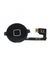 Nappe bouton Home Complet Noir Pour iPhone 4