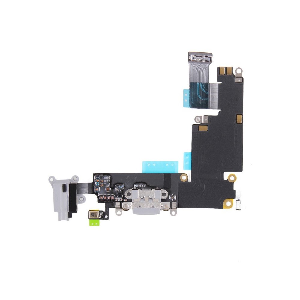 Nappe jack écouteur + connecteur de charge iPhone 6 Plus Blanc