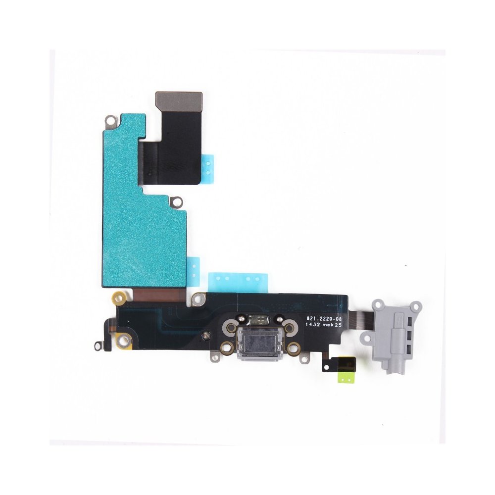 Nappe jack écouteur + connecteur de charge iPhone 6 Plus Blanc