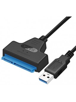 Adaptateur USB 3.0 SATA 2.5 SSD-HDD BLEU 20cm