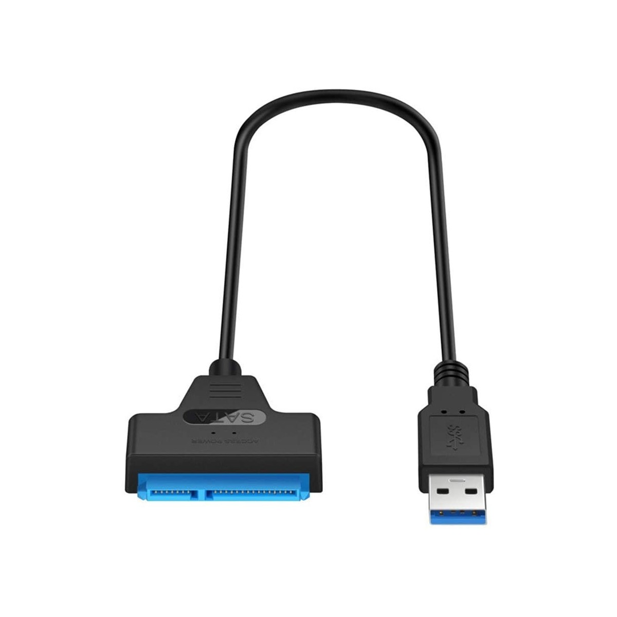 Adaptateur USB 3.0 SATA 2.5 SSD-HDD BLEU 20cm