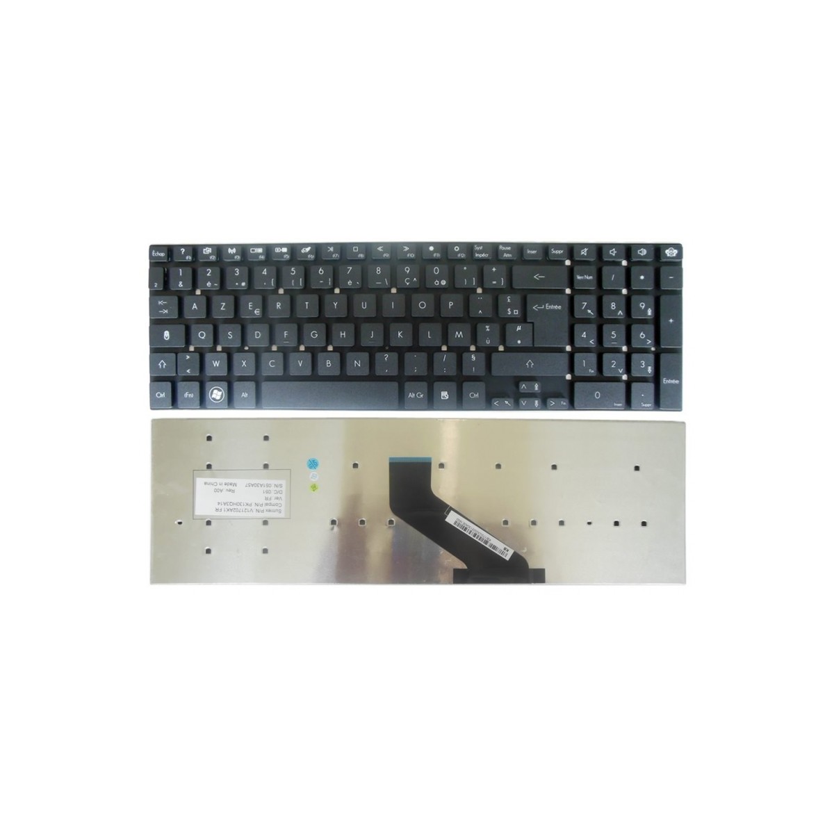 Clavier Français pour Packard Bell Easynote V121702AK1 FR PK130HQ3A14 NEUF