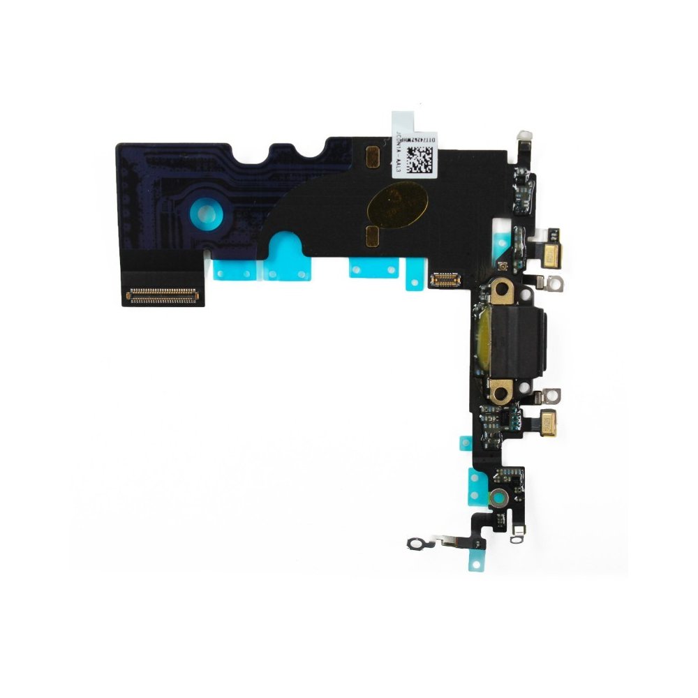 Nappe dock flex connecteur de charge noir micro antenne pour iPhone 8