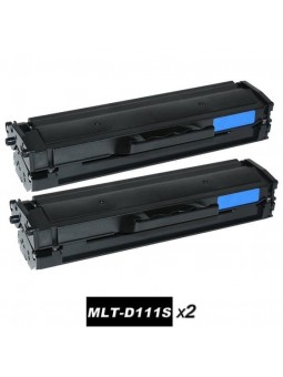 2 Toners compatible SAMSUNG MLT-D111S