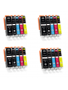 20 Cartouches d'encre Compatible avec Canon PGI-570 CLI-57 pour Pixma MG5700 MG5750 MG5751 MG5752 MG5753 MG6800 MG6850 MG6851 MG