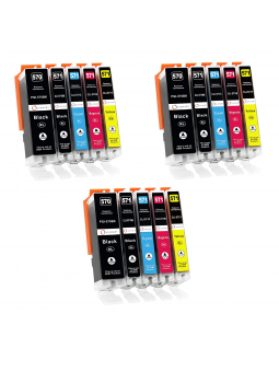 Cartouche canon pgi-570 xl cli-571 xl 5 couleurs Compatible Avec Canon  Pixma MG5750 TS6050 TS6051 TS6052 MG5751 TS5055 TS5050 MG5753 - Cdiscount  Informatique