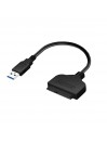 Câble Adaptateur pour Les disques de 2,5 Pouces à l'USB 3.0 ou 2.0 et Le connecteur SATA pour Disque Dur 2.5"PC SSD + HDD et 2,5