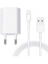 Chargeur compatible iPhone avec Câble Chargeur Adaptateur pour iPhone 7/8/11/12 Mini Plus Pro XS