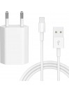 Chargeur compatible iPhone avec Câble Chargeur Adaptateur pour iPhone 7/8/11/12 Mini Plus Pro XS