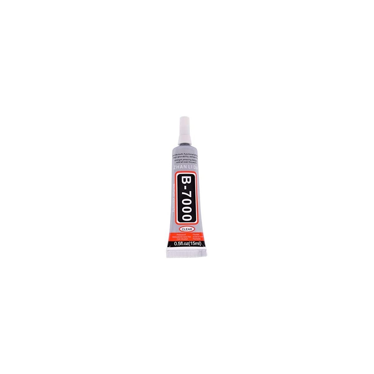 COLLE B7000 15 ML Super Glue Pour Réparation Pose Téléphones Smartphones Tablettes Bijoux Livres reliure Cuir Chaussures papiers