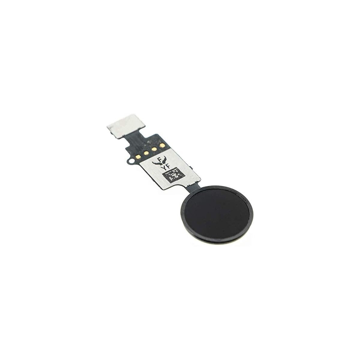 Bouton Home Fonctionnel avec Nappe Flex Compatible avec iPhone 7 Noir Home Button de Rechange