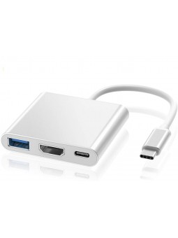 Adaptateur USB C vers HDMI 4K, Adaptateur Type C Hub vers HDMI