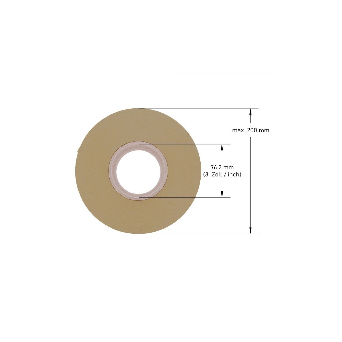 1000 Étiquettes Thermique Eco 100 x 150 mm - Mandrin Ø76,2mm