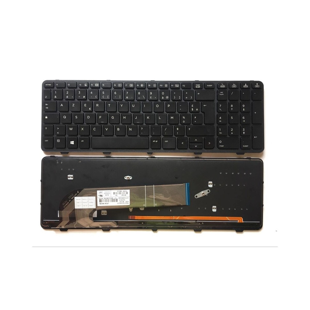 Clavier Français pour HP Probook 470 G2 727682-051 Rétro-éclairé