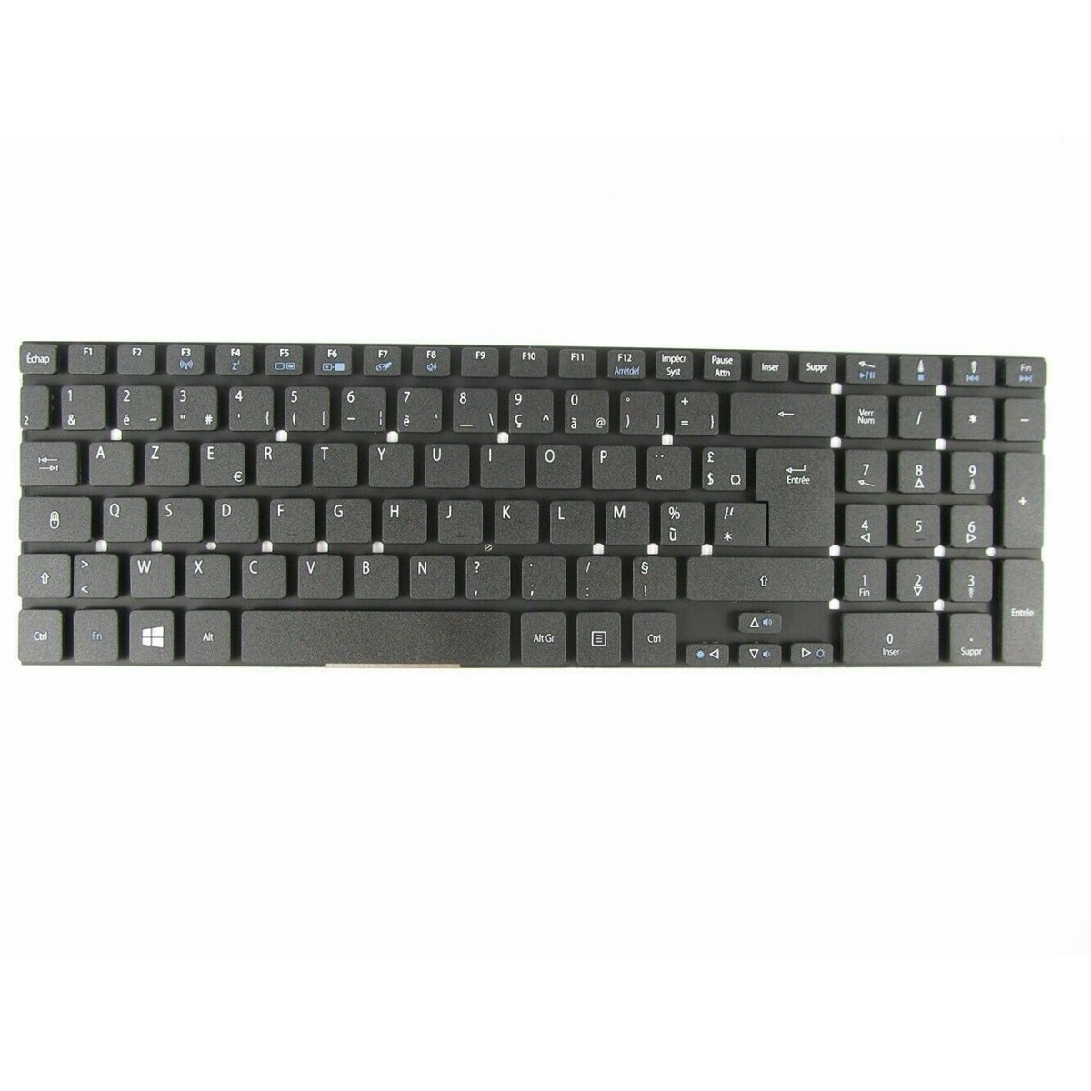 Clavier Azerty Français pour Packard Bell EasyNote TS11 SERIES MP.10K36F0.528