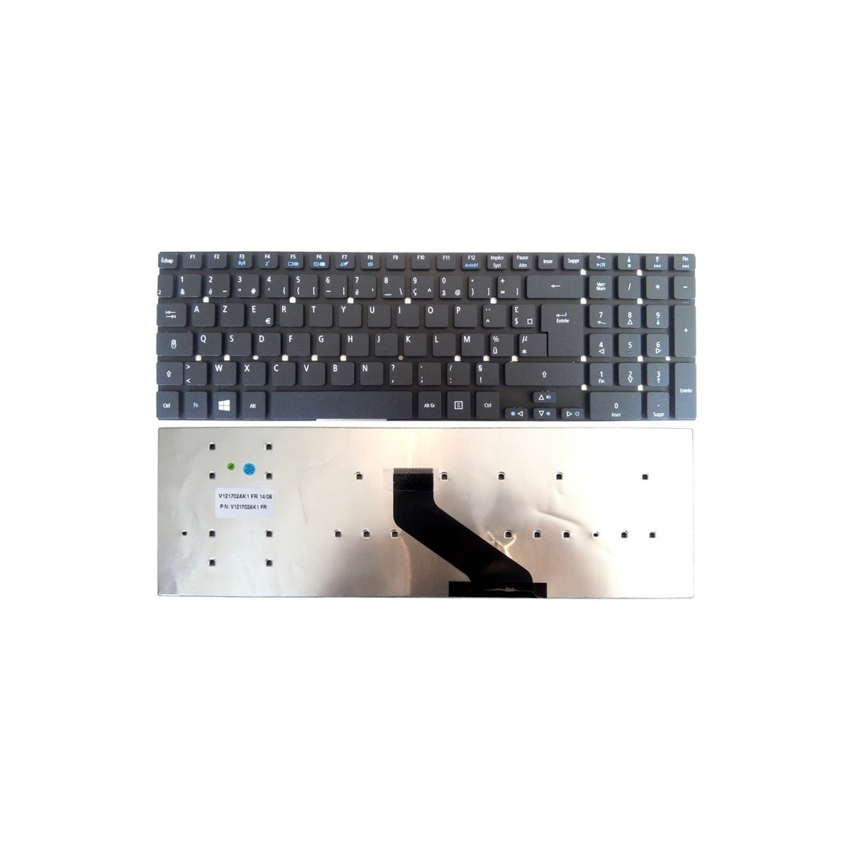 Clavier Azerty Français pour Packard Bell EasyNote LC11 SERIES MP10K36F0698